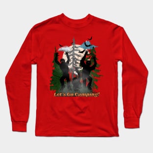 Let's Go Camping Halloween Horror Long Sleeve T-Shirt